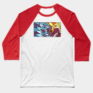 Stain glass Angel Baseball T-Shirt